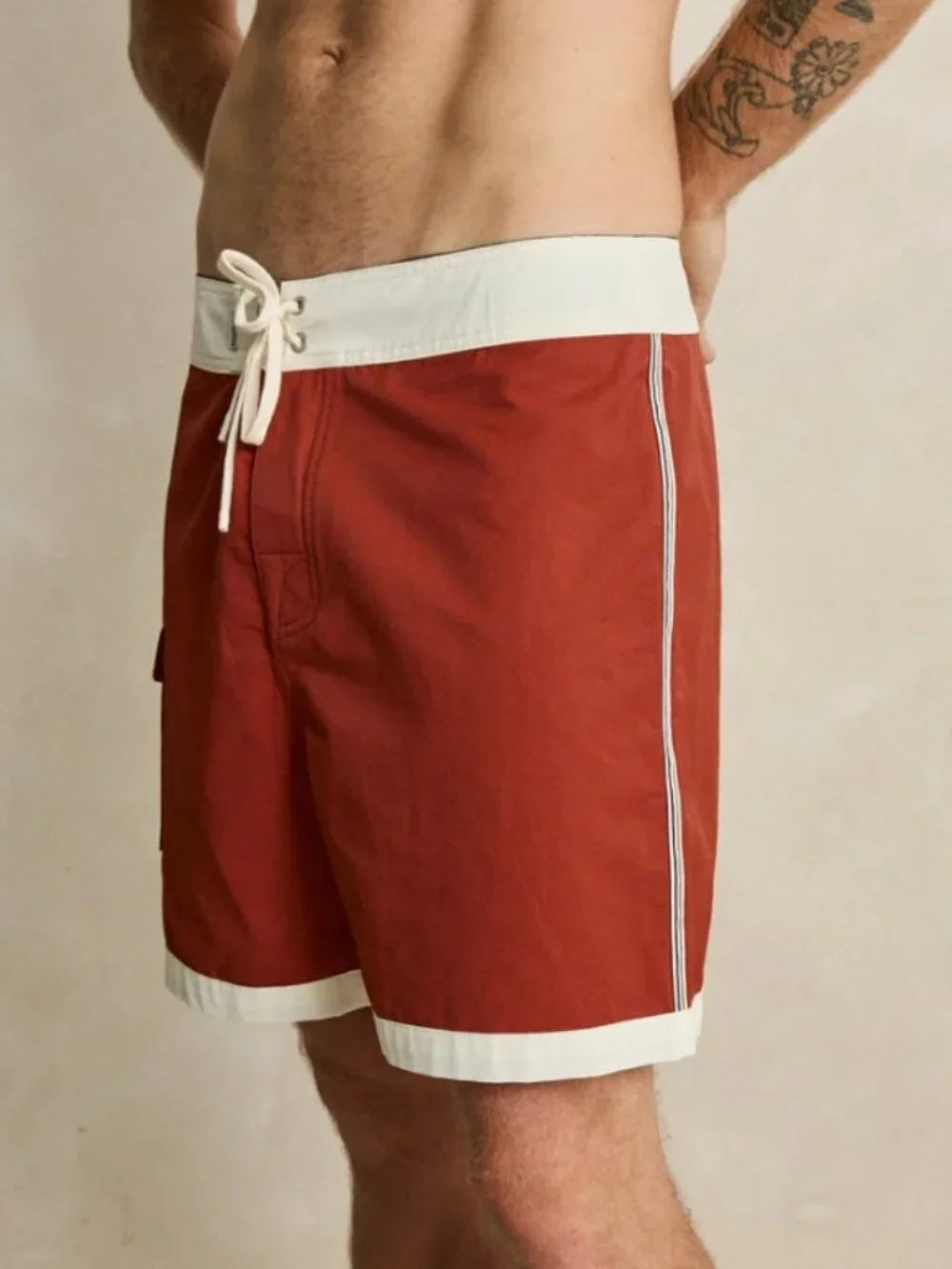 Rhythm Heritage Hem Trunk 32 Vintage Red